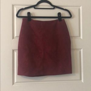 NWT -- red tight misguided skirt